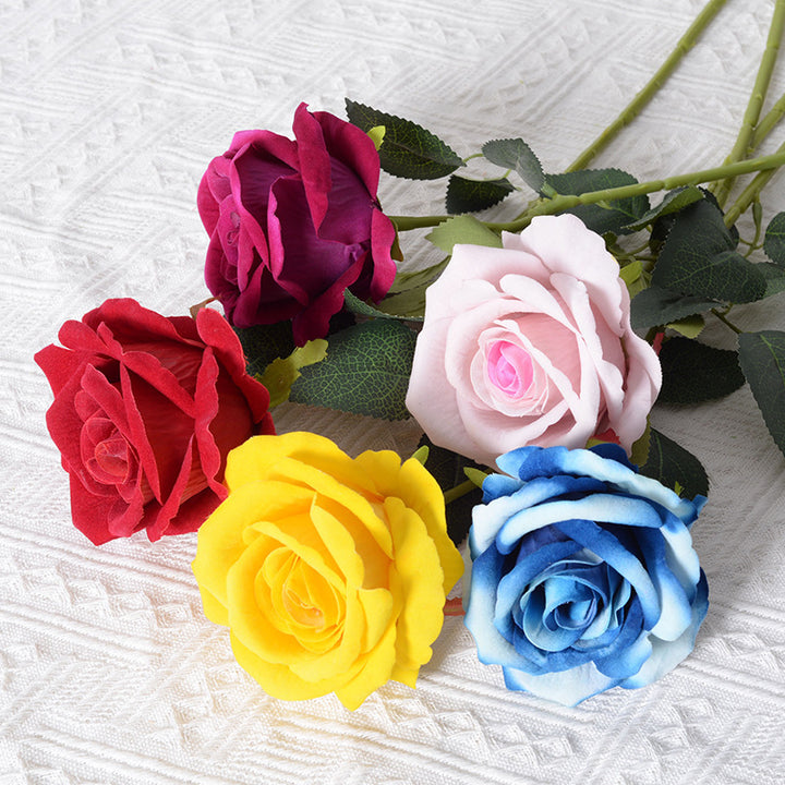 Artificial Blue Rose Flower Decoration