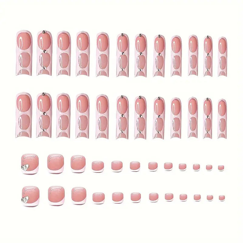 Decorative Press-On Nail Extensions Stornfield