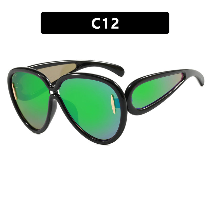 Women extravagant sunglasses in creative design Stornfield