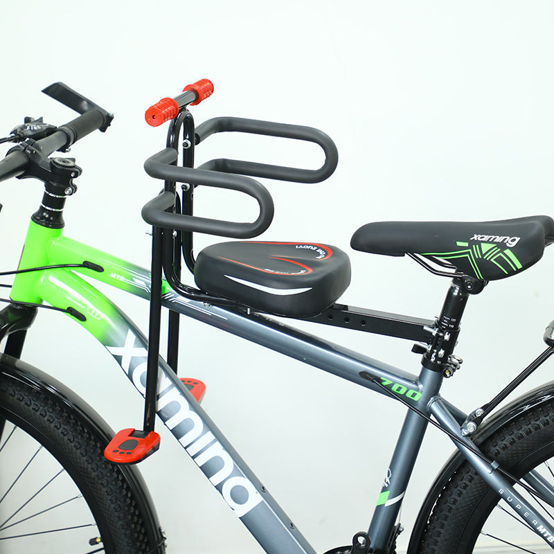 adjustable padded child bicycle passenger seat with safety armrest Stornfield