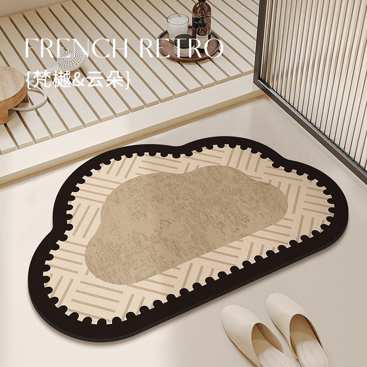 Floral-Printed Bath Runner Stornfield