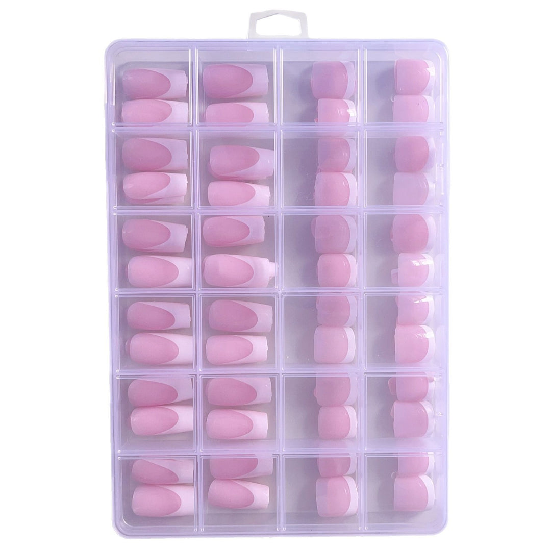 Artificial nail set with elegant gradient and high-gloss surface Stornfield