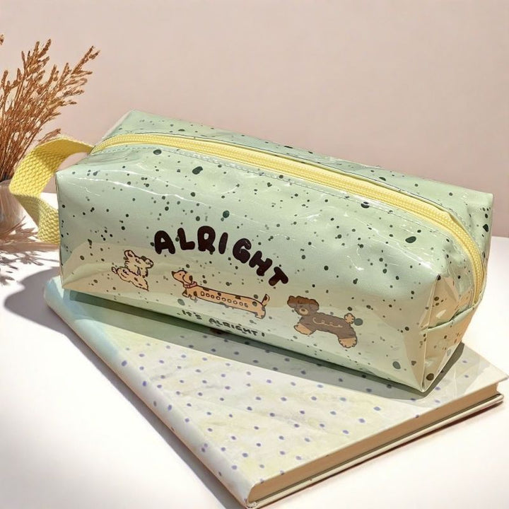 Fun Character-Themed Zippered Pencil Case