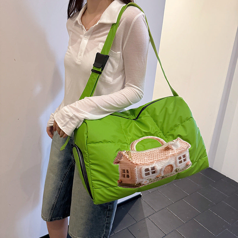 Fashionable Shoulder Bag with Unique Design and Practical Compartments Stornfield