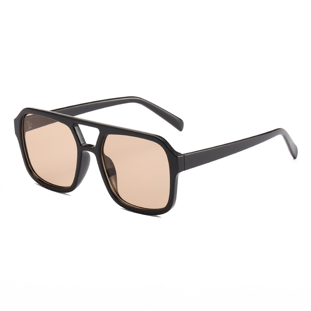 Ladies elegant square sunglasses with stylish pattern Stornfield