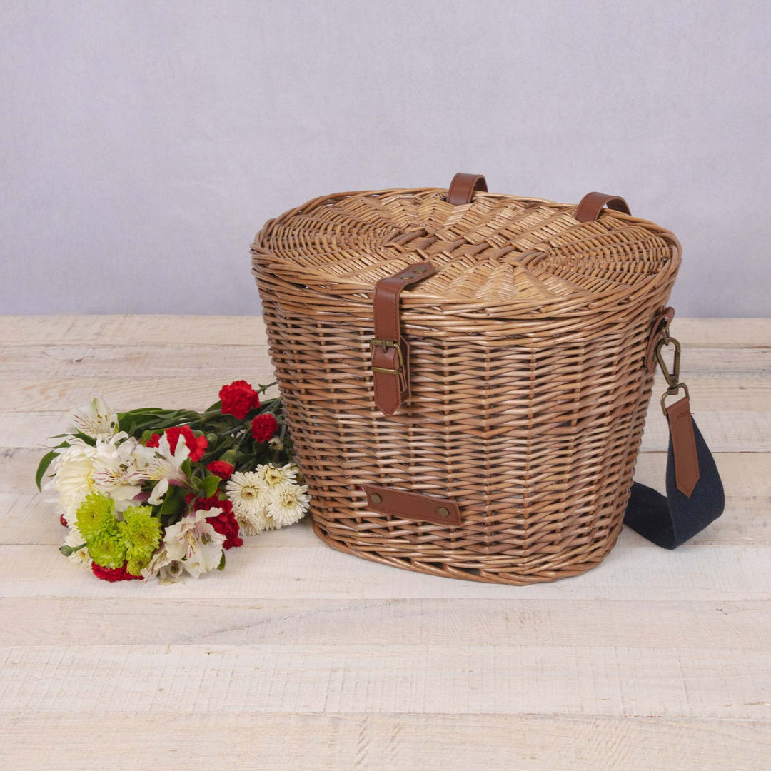 Women's picnic basket with insulated cooling function and high-quality woven design Stornfield