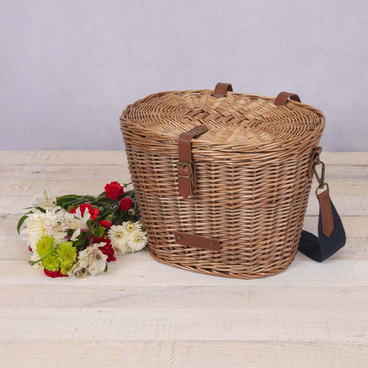 Women's picnic basket with insulated cooling function and high-quality woven design Stornfield
