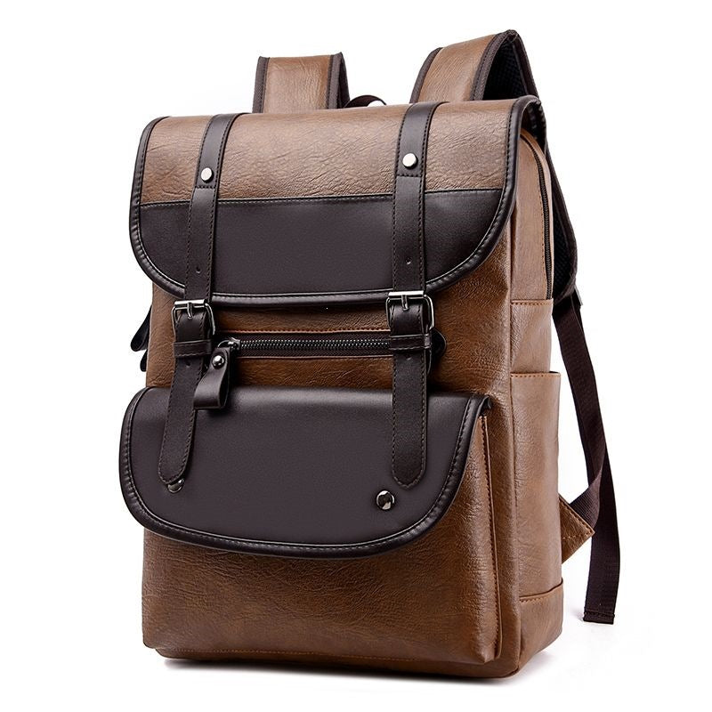 Backpack made of high-quality synthetic leather with multifunctional compartment system Stornfield
