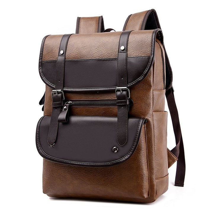 Backpack made of high-quality synthetic leather with multifunctional compartment system Stornfield