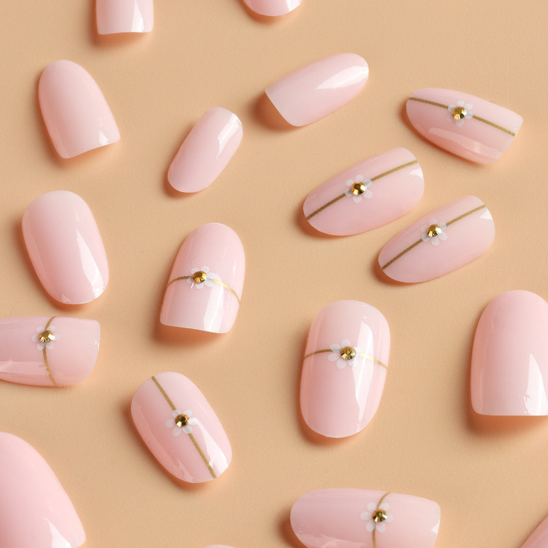 Designer False Nails with Adhesive-Stornfield
