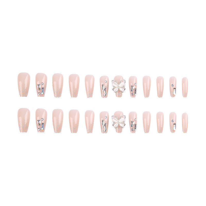 Glamorous Floral Acrylic Nail Art Extensions Stornfield