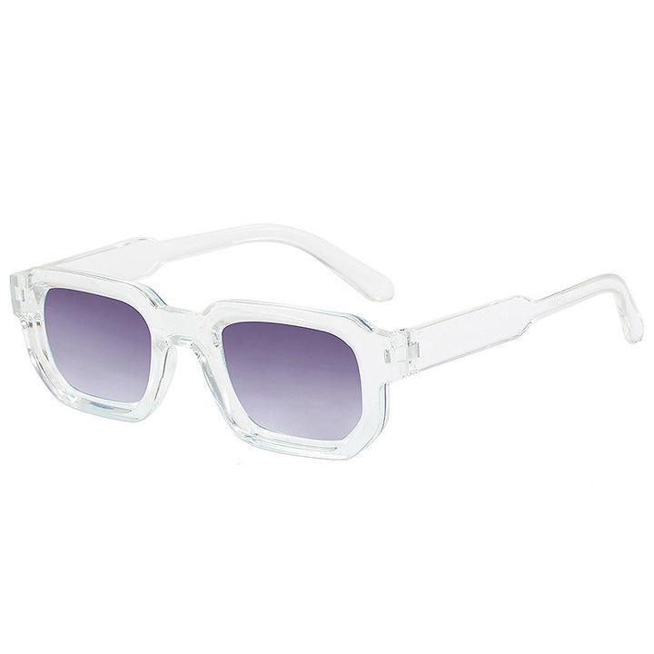 Women's fashionable square sunglasses with clear frame Stornfield