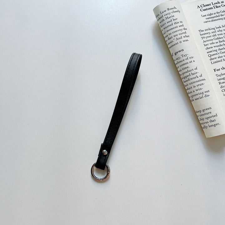 Stylish Faux Leather Keychain Strap Stornfield