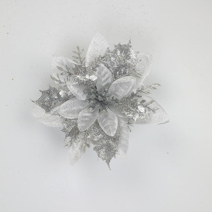Decorative Glittering Floral Pin Stornfield