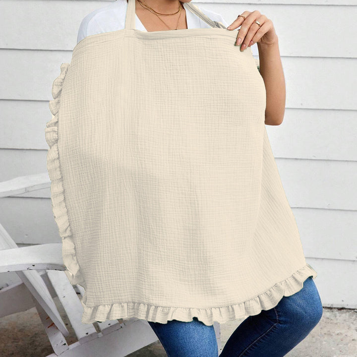 Stylish Ruffled Cotton Cooking Apron Stornfield
