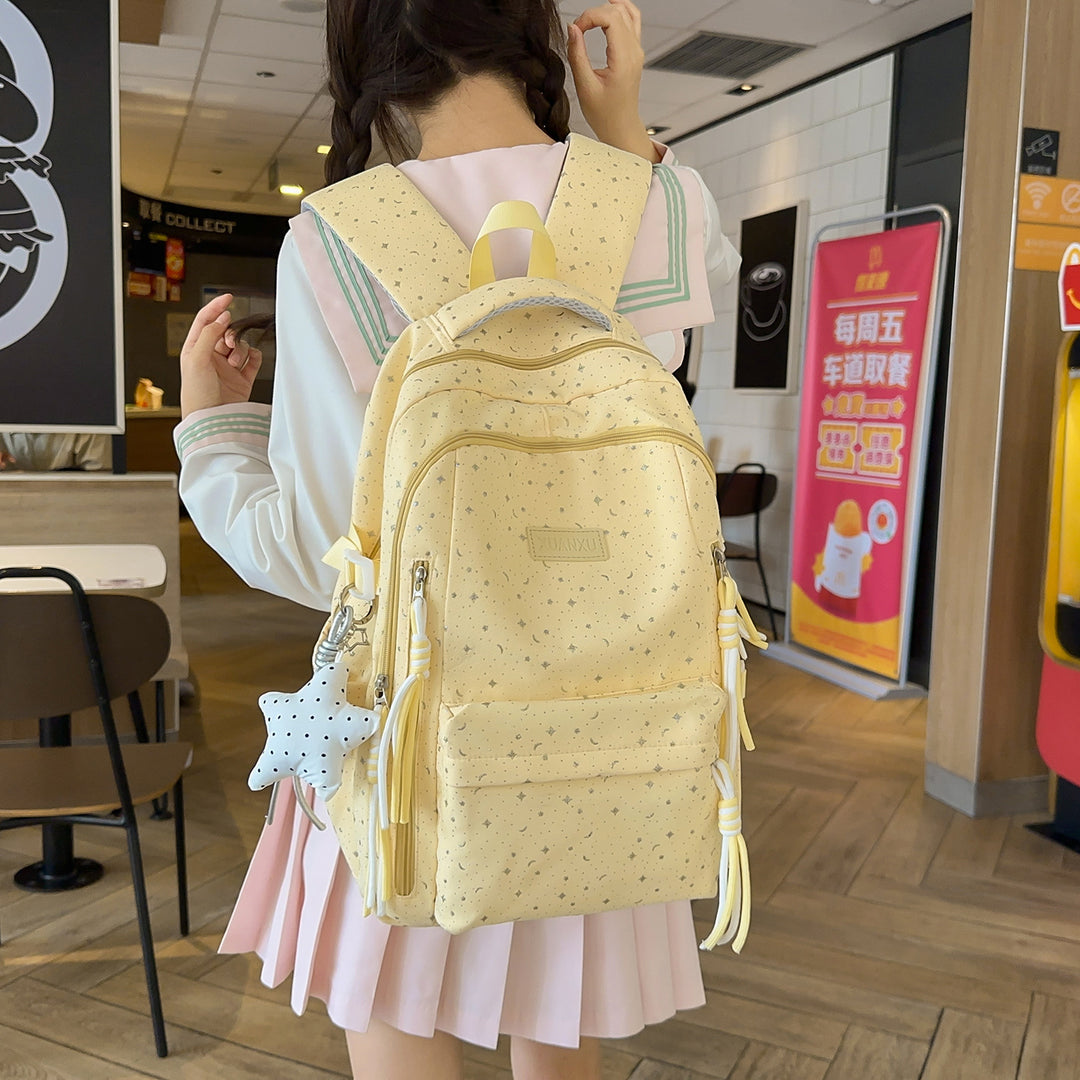 Star-Print Casual Backpack Stornfield