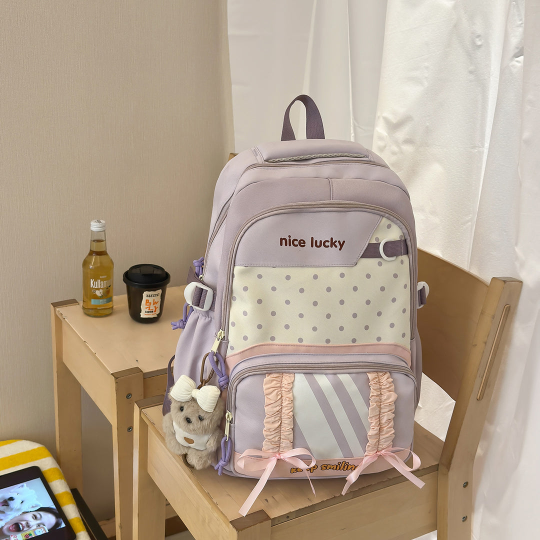 Stylish Multi-Functional Backpack with Cute Charms Stornfield