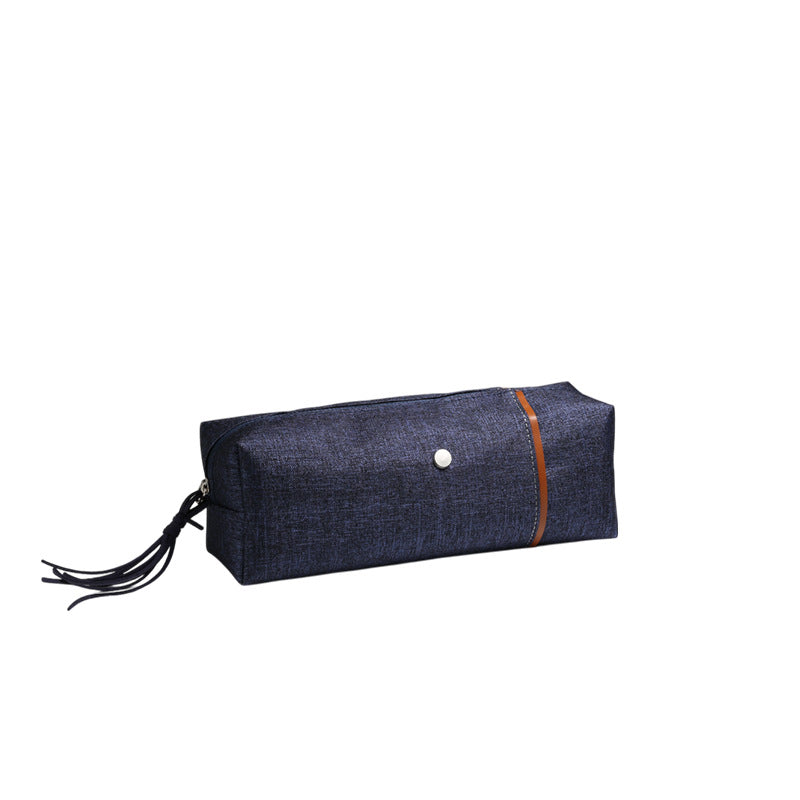 Travel-friendly Canvas Pencil Holder