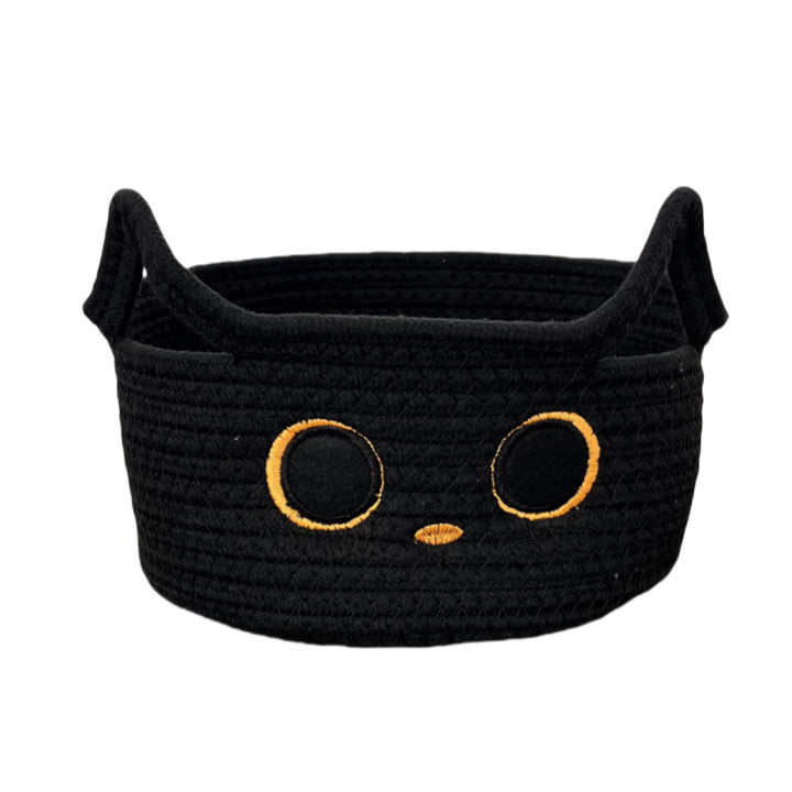 Ladies Playful Storage Basket with Cat Design Stornfield