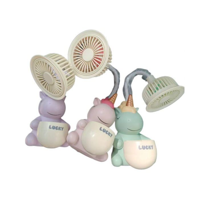 Unisex Portable Mini Fan with Unique Unicorn Design Stornfield
