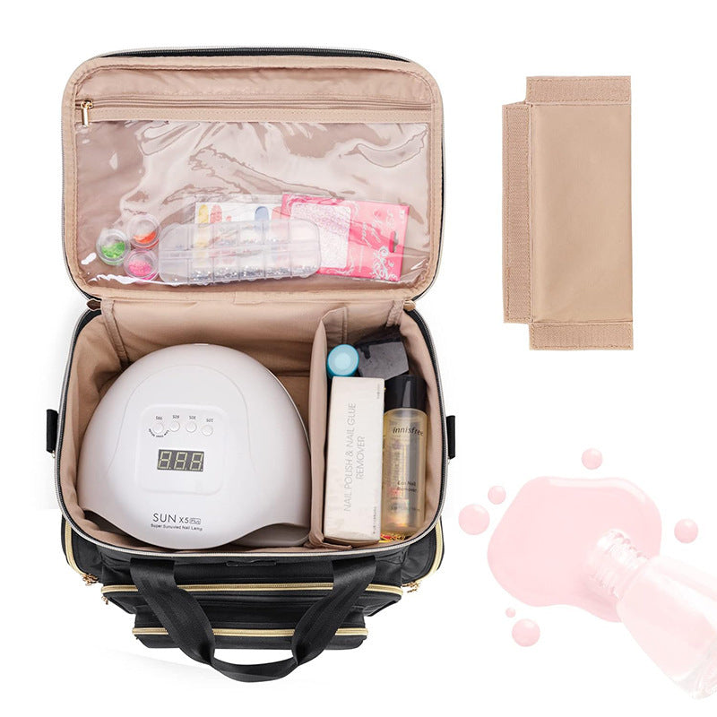 Practical cosmetics and nail organizer bag Stornfield