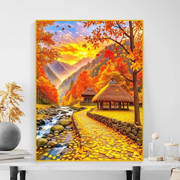 Autumn Landscape Canvas Art Print Stornfield
