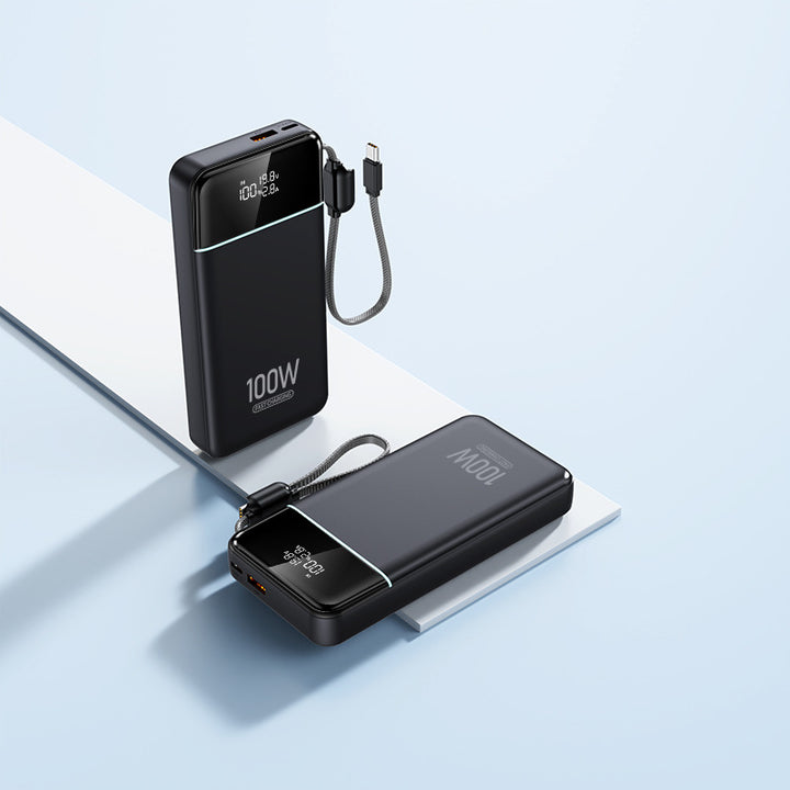 Powerful power bank with Intelligent Usb-C fast charging and digital charge level indicator Stornfield