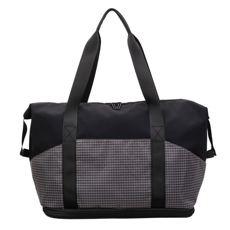 Multifunctional sports and travel bag with innovative compartment arrangement Stornfield