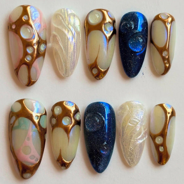 Thematic Artisan Press-On Nail Set Stornfield