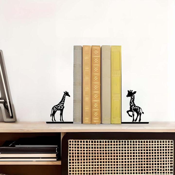 Artistic Giraffe Bookend