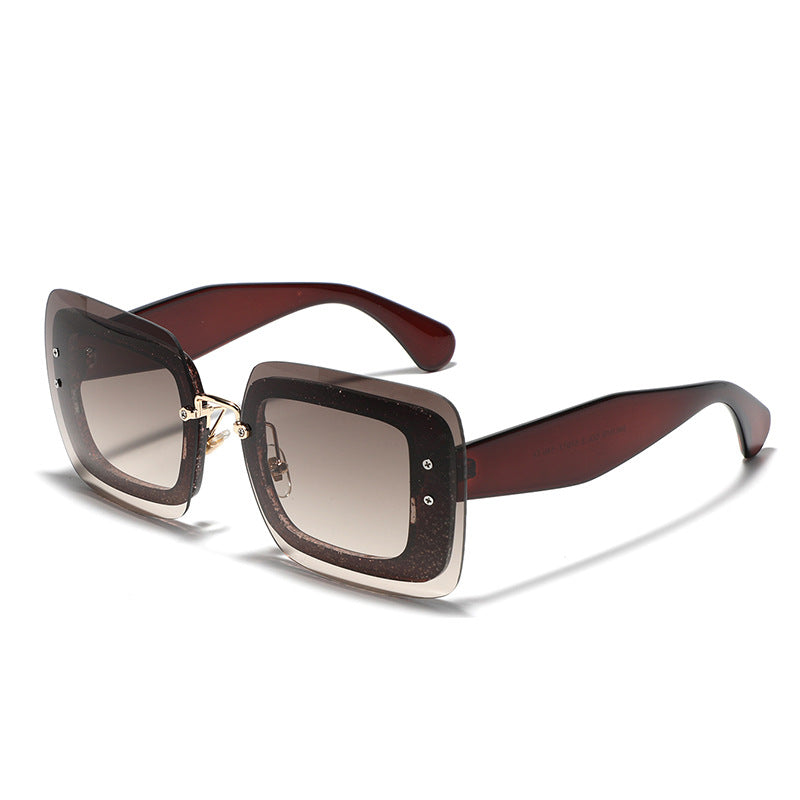 Women's square sunglasses with innovative frame Stornfield