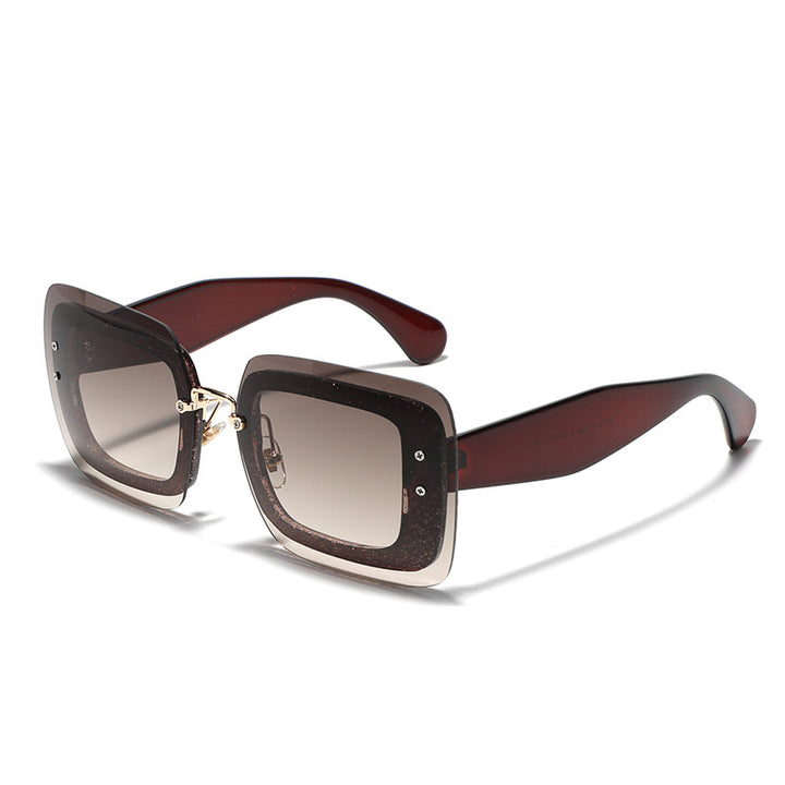 Women's square sunglasses with innovative frame Stornfield