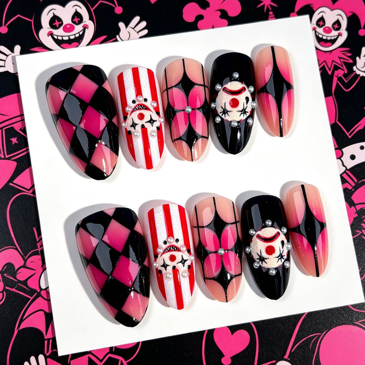 Theatrical Pattern Press-On Nail Set
