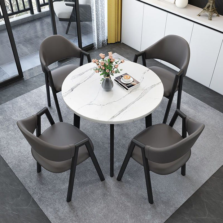 Dining chair with ergonomic upholstery and modern design Stornfield