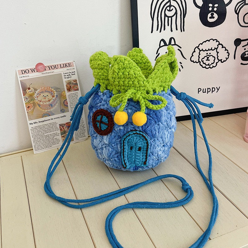 Cute Pineapple Crochet Mini Bag