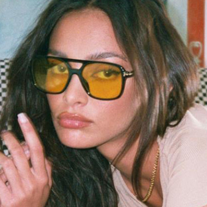 Ladies elegant geometric sunglasses with stylish frame Stornfield