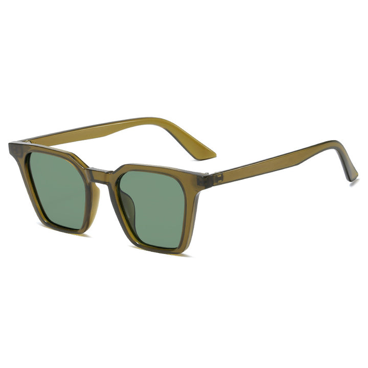 Women's square sunglasses with distinctive shield design and UV protection Stornfield