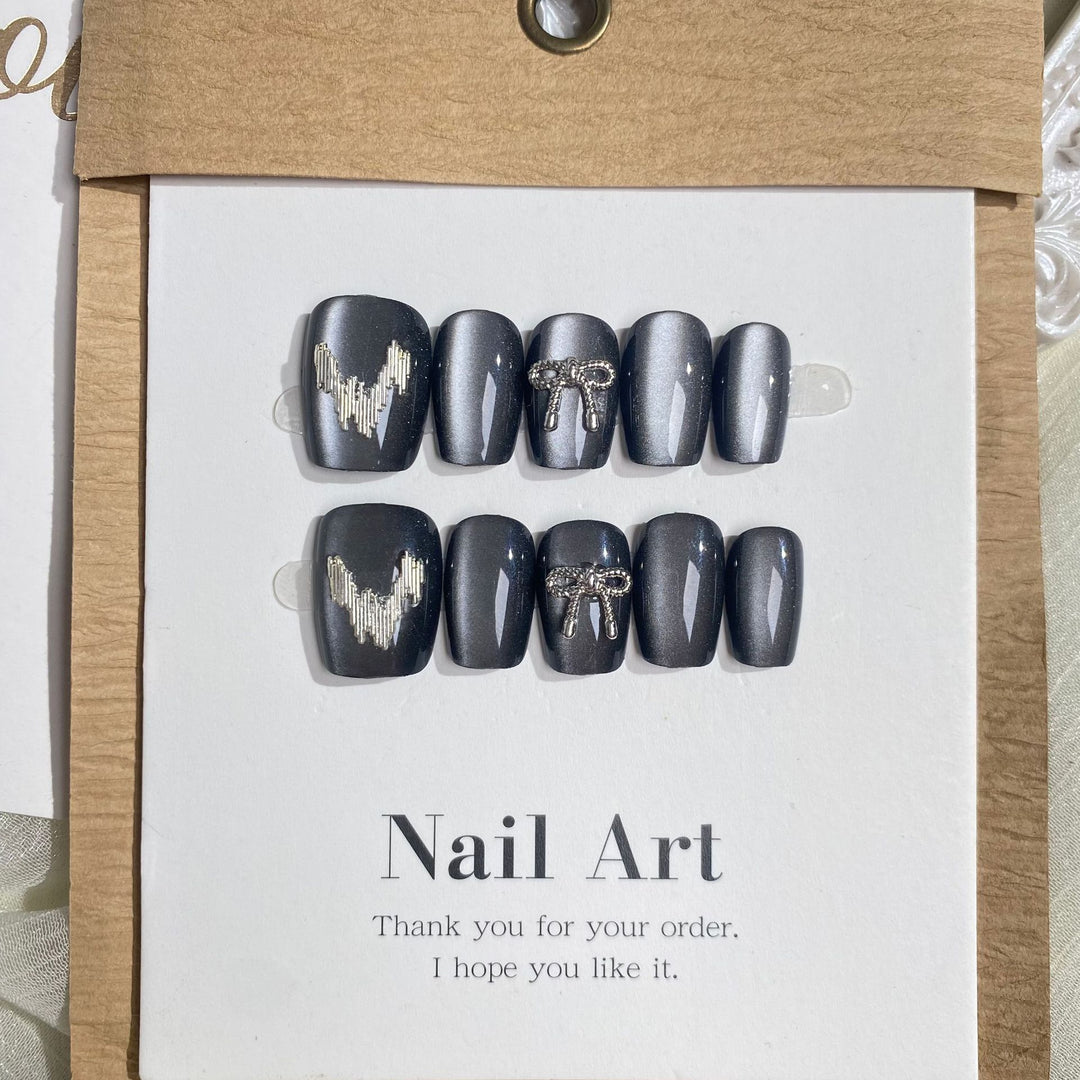 Elegant Nail Art Press-On Set 1790745480