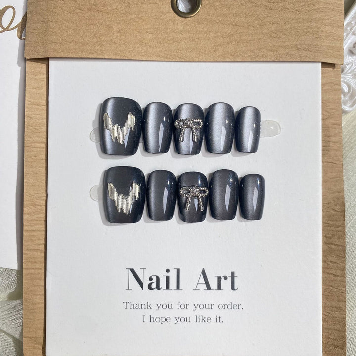 Elegant Nail Art Press-On Set 1790745480