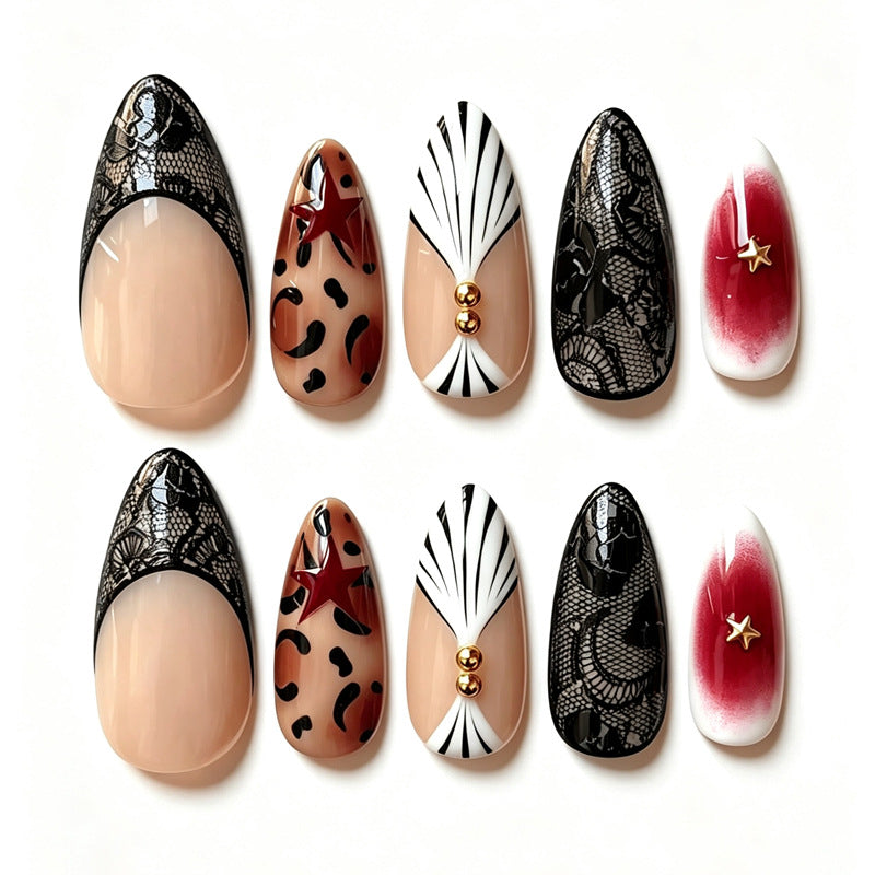 Artful Nail Tips with Glamorous Design Stornfield