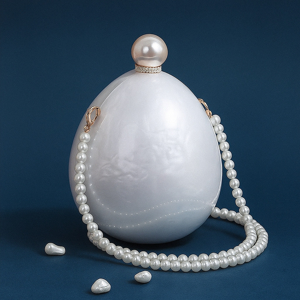 Pearlescent Acrylic Evening Handbag