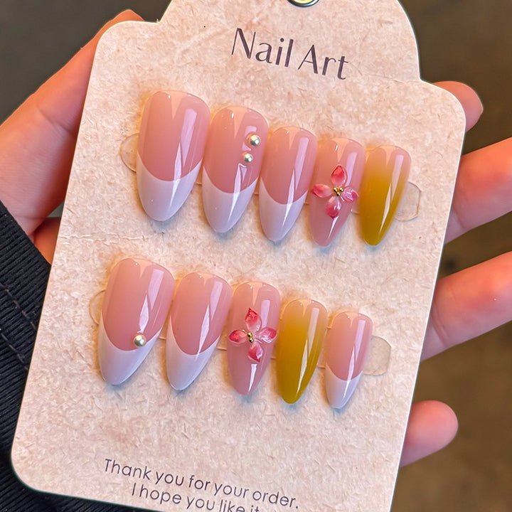 Elegant Press-On Nail Art Set Stornfield