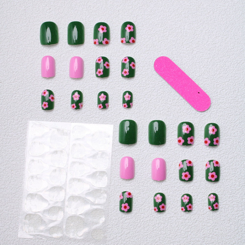Playful Floral Press-On Nails Stornfield
