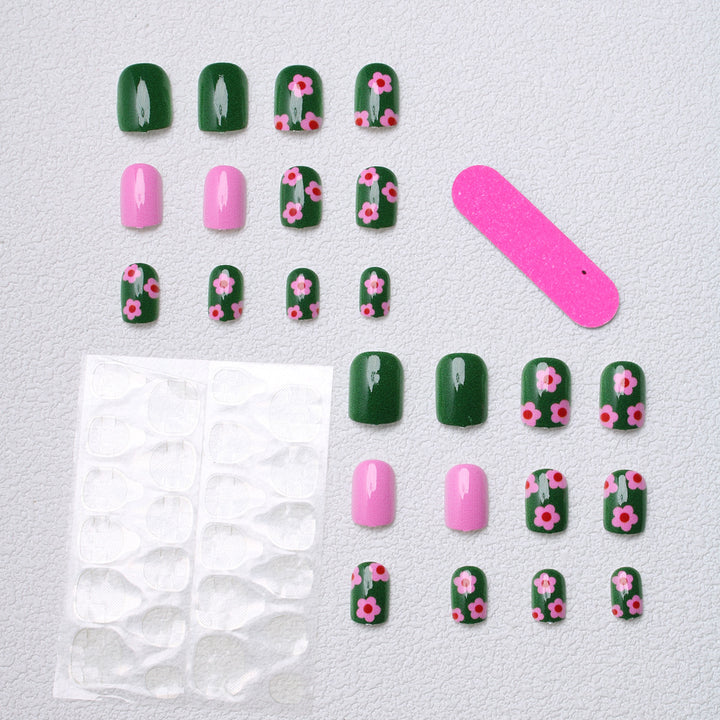 Playful Floral Press-On Nails Stornfield