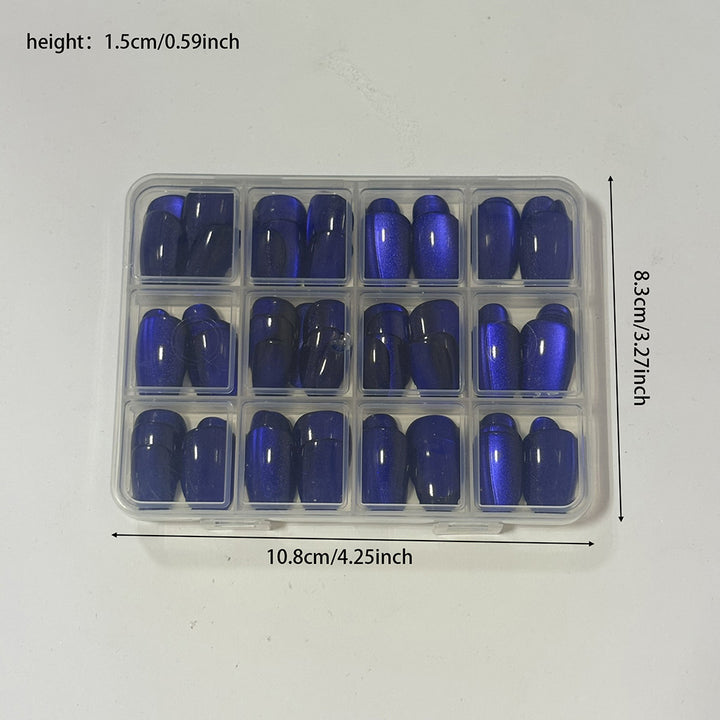 Glossy Stiletto-Shaped Press-On Nail Set Stornfield