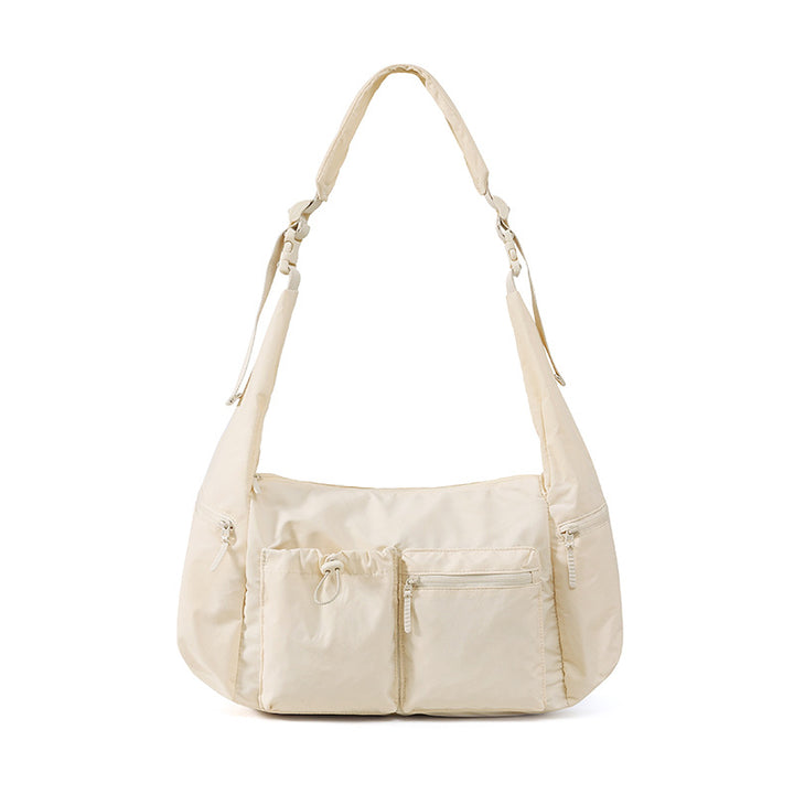 Spacious Multi-Pocket Utility Shoulder Bag