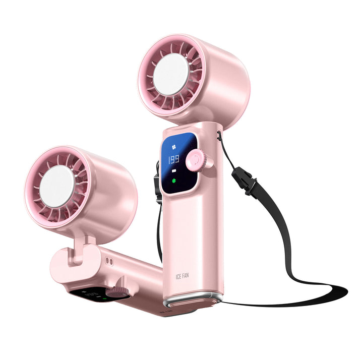 Dual-Head Rechargeable Personal Cooling Fan Stornfield