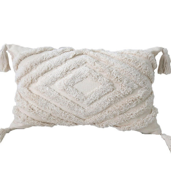 Textured Plush Decorative Pillow
