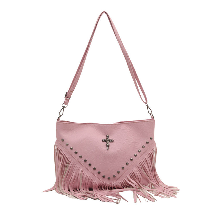 Fringe Detail Crossbody Bag