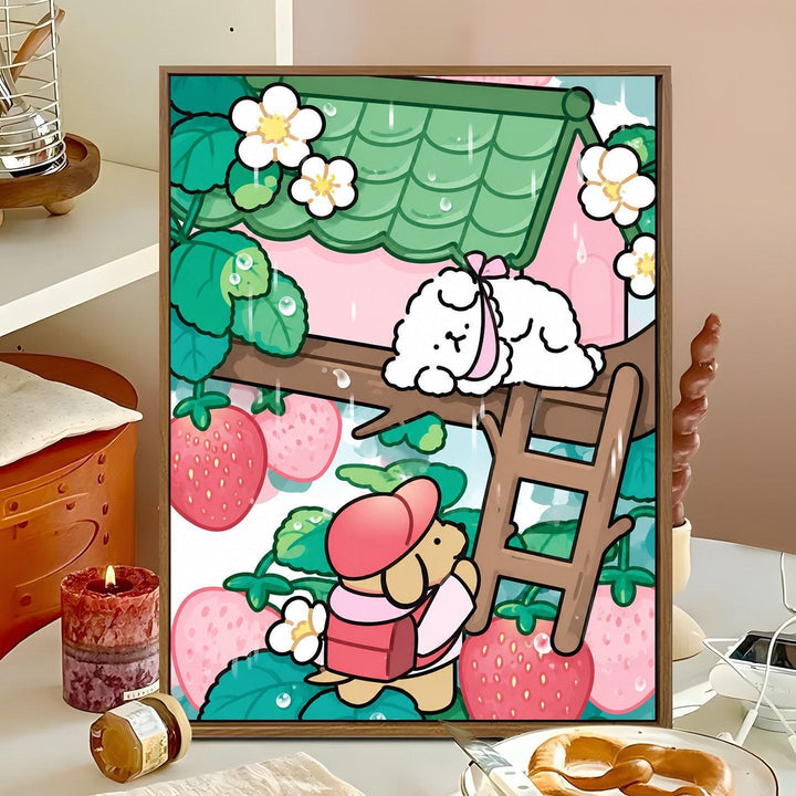 Cute Animal-Themed Swing Wall Art Stornfield